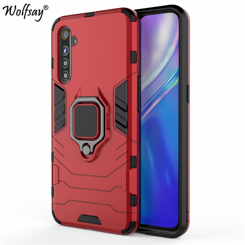 Armor Magnetic Suction Stand Phone Case For Oppo Realme 6 XT 730G K5 Realme X 2 X2 6 Pro Case For Oppo Realme X2 Pro Phone Cover