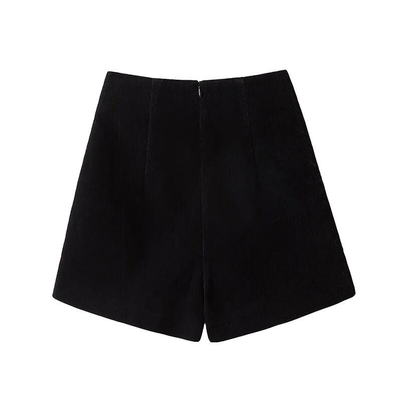 Women's High-Waist Wide-Leg A-Line Casual Shorts