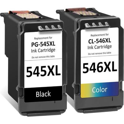 Ink Cartridge - DOOKY THE ORIGINAL - PG-545XL CL-546XL - Multicolor - Compatible Canon - Pack of 2