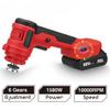 1580W 6 Gears Adjustable Angle Grinder 88VF Electric Polishing Cutting Power Tool For 18V Battery