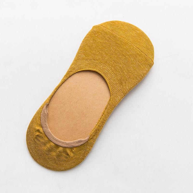 

10 штук = 5 пар женских невидимых носков-лодочек весна-лето однотонные модные дикие неглубокие носки-тапочки из хлопка One size