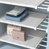 Wall Mounted Retractable Layers Board Punch-free Closet Dividers Wardrobe Storage Shelf  Bedroom