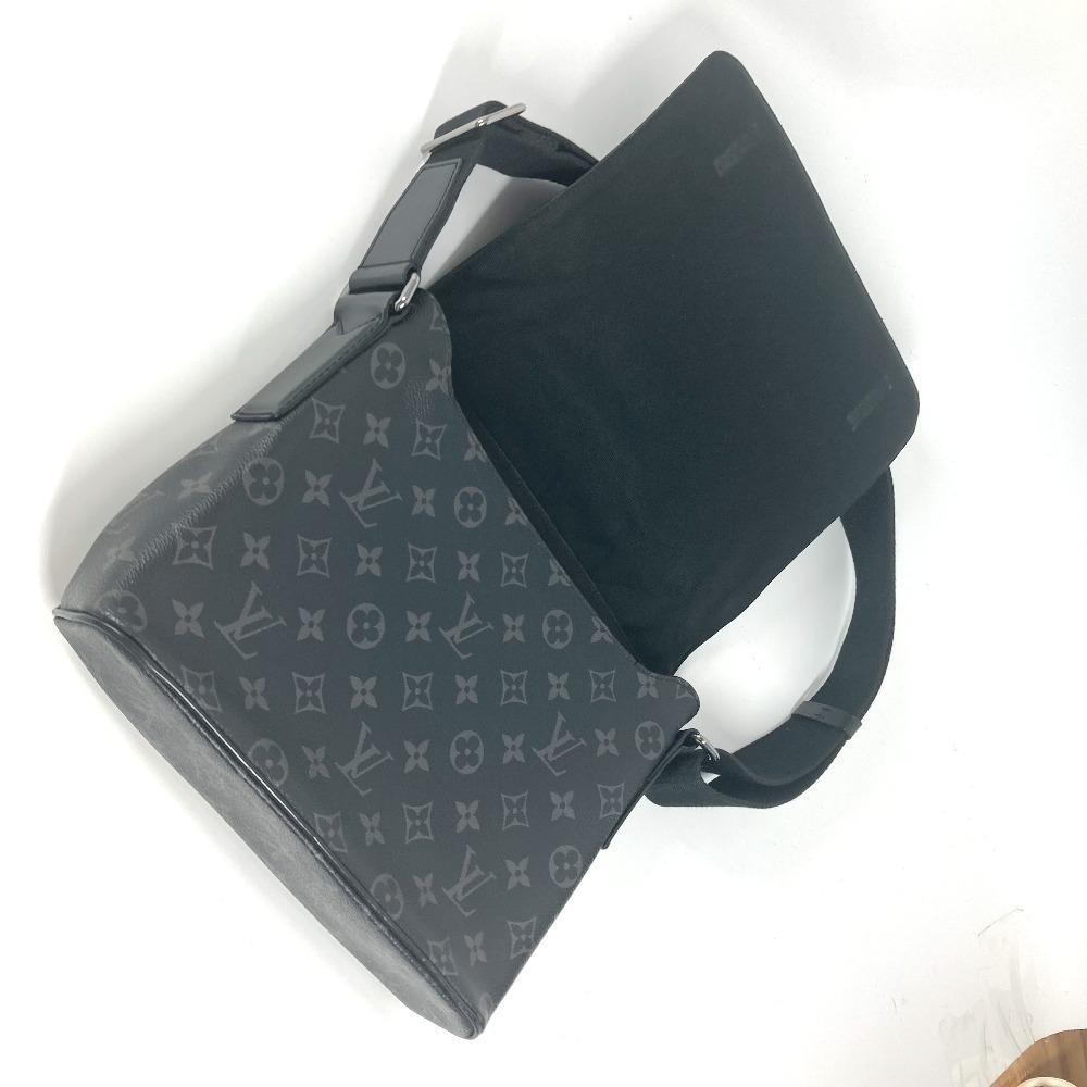 Louis Vuitton M45272 MonogramEclipse District PM bag flap crossbody Shoulder Bag
