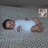 Lifelike 49 Cm Full Vinyl Body Simulation Doll Meadow Exquisite 3D Painted Reborn Girl Doll Toy Bloodshot Visible Newborn Dolls for Kids Surprise Gift