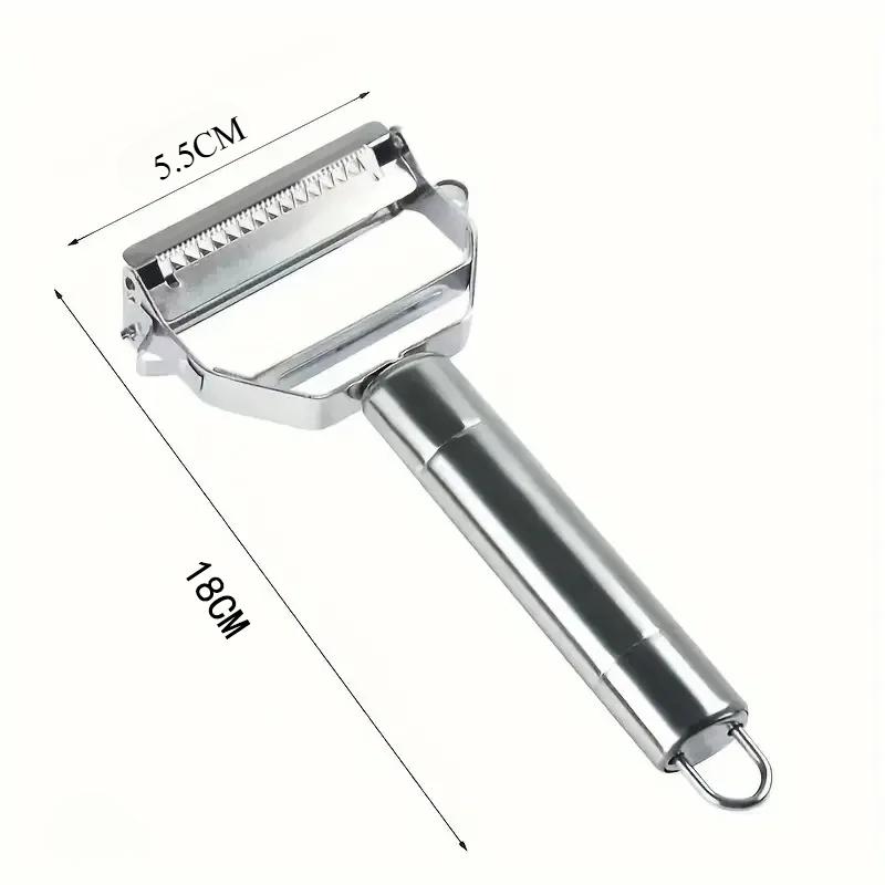 Curățător de Fructe și Legume Multifuncțional din Oțel Inoxidabil - Pepene, Cartof, Morcov, Castravete - Ustensile de Bucătărie pentru Casă - Răzătoare