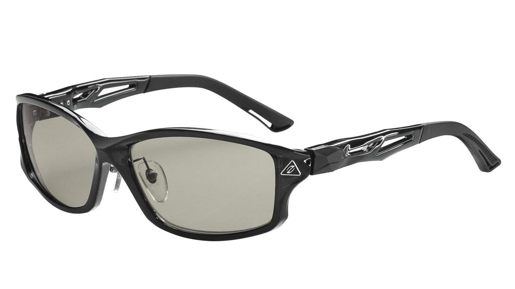 Zeque Polarized Sunglasses STELTH Clear Black LITE SPORTS F-1923