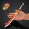 29cm/11.4in Katana Sword NarakaBladepoint Game Peripherals Fish Turned Dragon Weapon Model  Metal Cosplay Ornaments Outdoor Toys