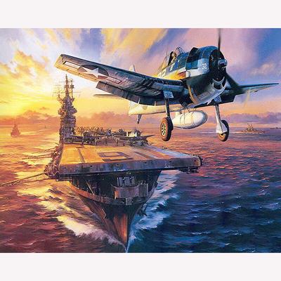 Pittura Diamante 5D Completa Fai da Te Paesaggio Aeromobile Ricamo Diamante Punto Croce Decorazione Casa Fatto a Mano