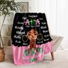 1pc Blanket AKA logo2 Print Design, Lightweight Blanket for Sofa, Bed- Soft &Warm, Gift for All Seasons like Christmas, Halloween