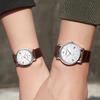 Luminous Quartz Watches: Stylish Men's, Women's & Couple's Waterproof Designs with Steel or Leather Bands