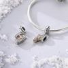 New Copper Plated Snowman Christmas Snowflake Penguin Charms Pendants Fit Original Bracelet For Women Jewelry Making