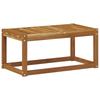 Outdoor Stool Bench Natural 79 x 43 x 37 cm Solid Acacia Wood