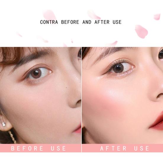 Smooth Natural Beautiful Facial Rose Highlighter-Palette für Mädchen