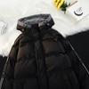 Large-sized Cotton-padded Clothes for Men In Autumn and Winter Casual Men's Thickened Clothes Cotton-padded Jackets with Hats and Warm Outerwear