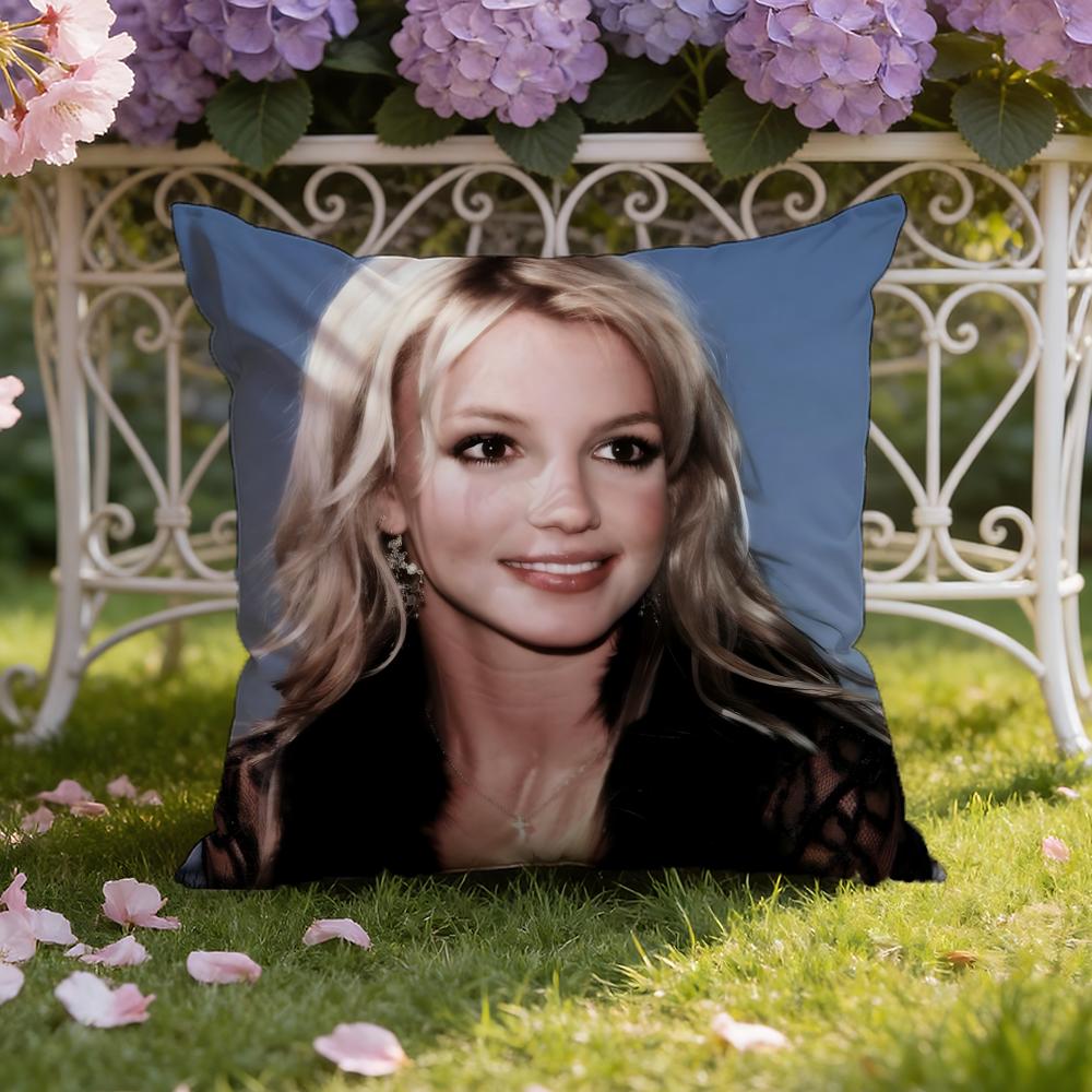 B-Britney J-Jean Cushion Cover Home & Car Dual-Scene Pillow Cover: Reversible for Premium Comfort