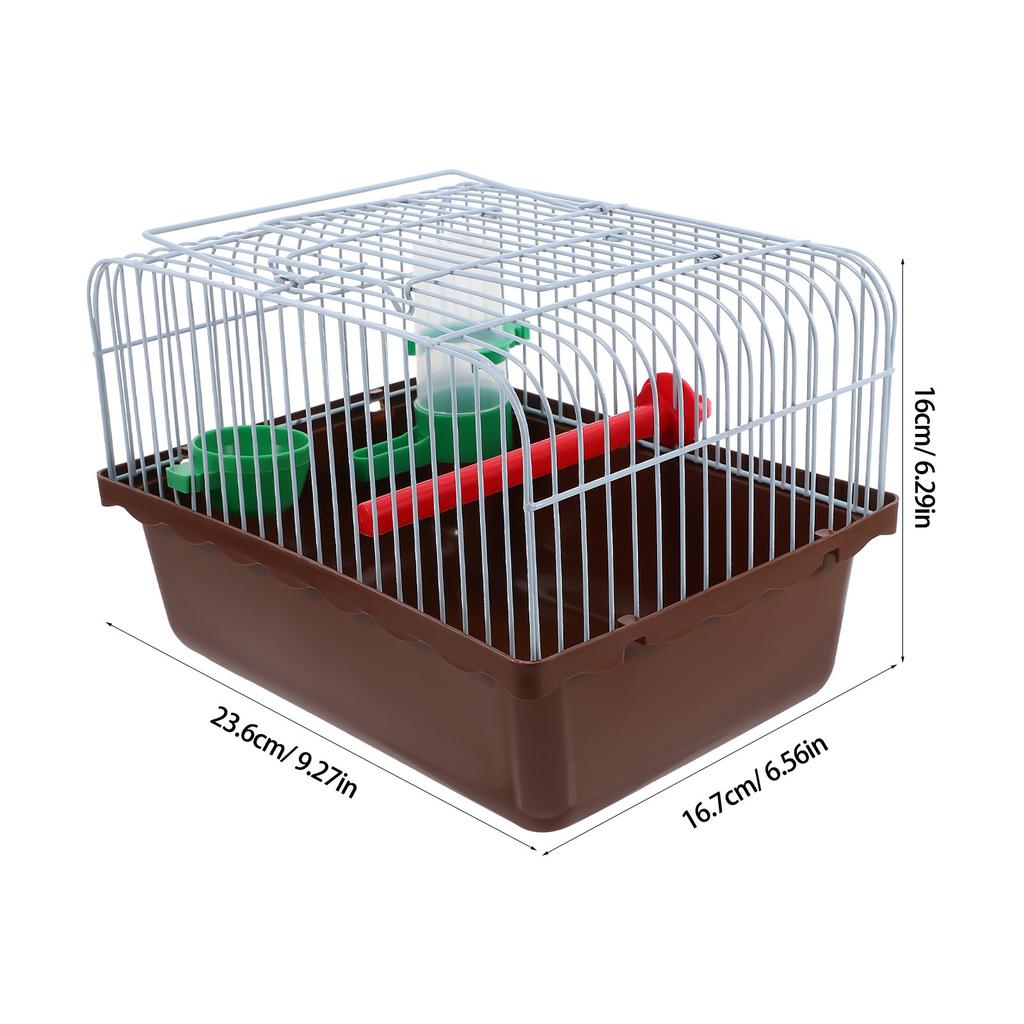 Portable Small Bird Cage ABS Iron Spacious Travel Carrier Perch Food Box Water Dispenser Parrot Carrying Cage Bird Carrier