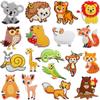 Civet Embroidery Cloth Sticker Cartoon Animal Patch Sticker Fox Brown Bear Computer Embroidery Label Children'S Clothing Decoration Embroidery Stamp