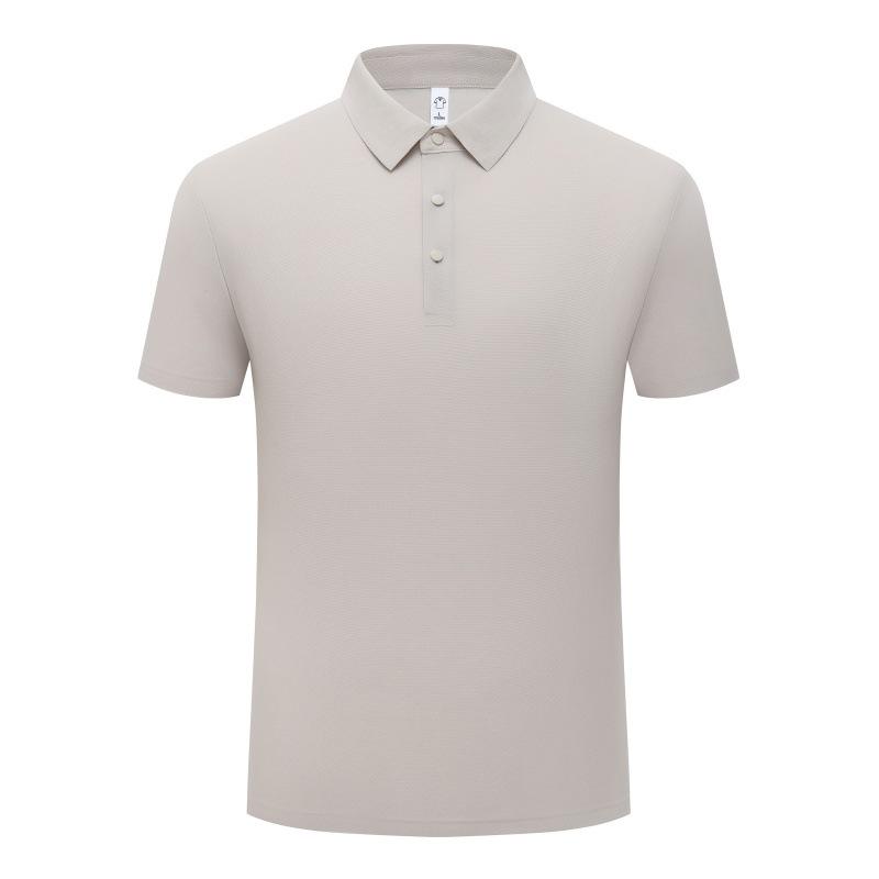 Herren Stretch-Poloshirt aus Eis-Seide: Sommerlich leicht, hochwertig Business Casual, kurzärmlig, Umlegekragen