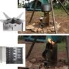 Collapsible Combustion Stove, Portable Stainless Steel Wood Burning Stove, Stable   for Pots, Big   Power, Fuel Efficient, Collapsible and P