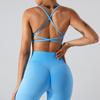 Export New Clothes Women's Yoga Beauty Back Vest Sports Intimates Quick-Drying Tight Workout Clothes Tops Pilates Spring and Summer