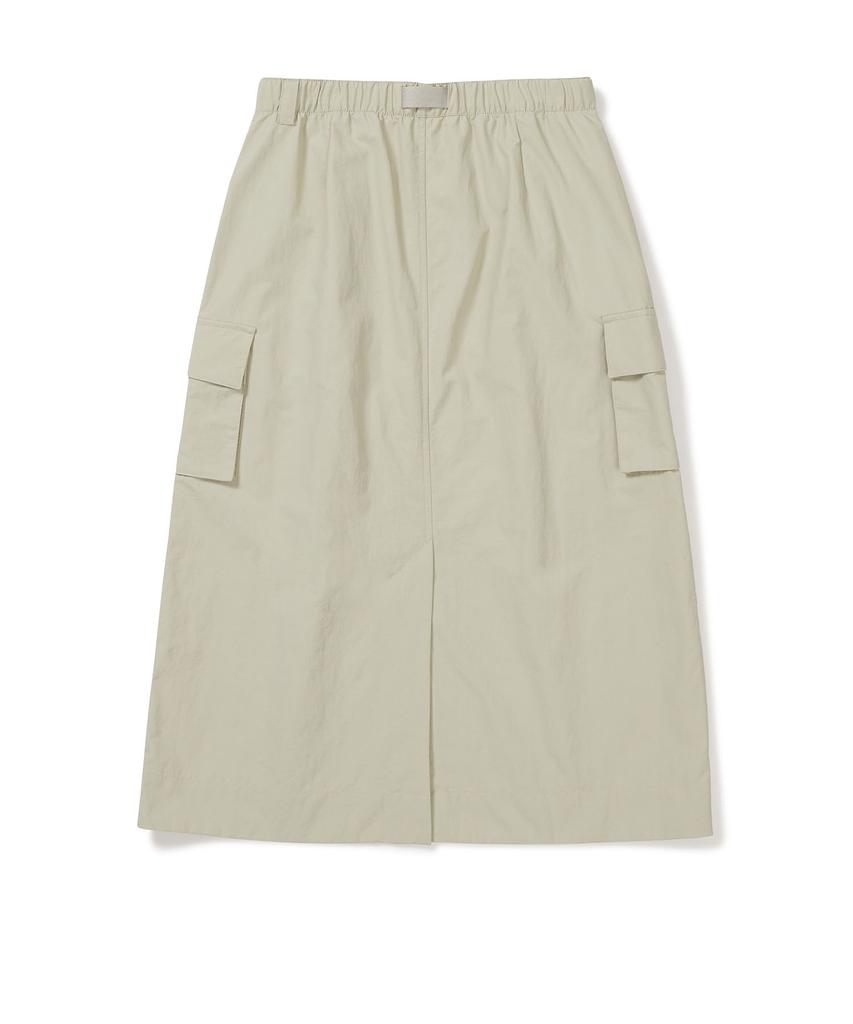 SNOWPEAK APPAREL Cample Women'S Cargo Skirt (S24Fwcsk17) Light Beige