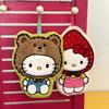 Hellokitty Hand Towel Hello Kitty Coral Velvet Absorbent Hanging Cartoon Washing Bathroom Kitchen for Entertaining Play Safe Kid Friendly Fun