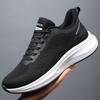 Flying woven sports shoes men's hollow breathable casual shoes versatile shock-absorbing running shoes men's mesh shoes