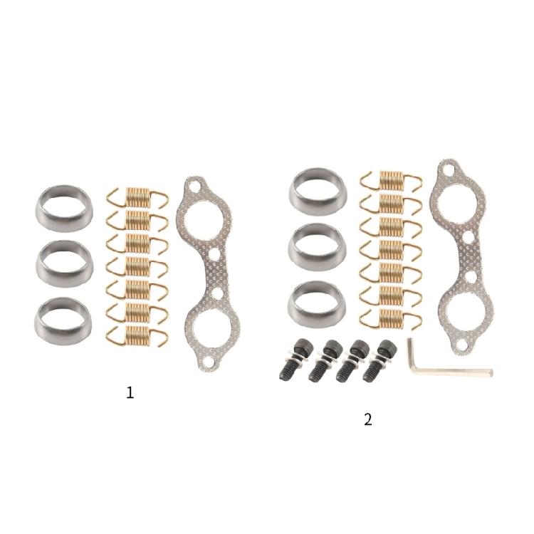 Professional Exhaust Manifold Gasket Spring set Stable Exhaust System Upgrades Simple Installation Suitable for Vehicles