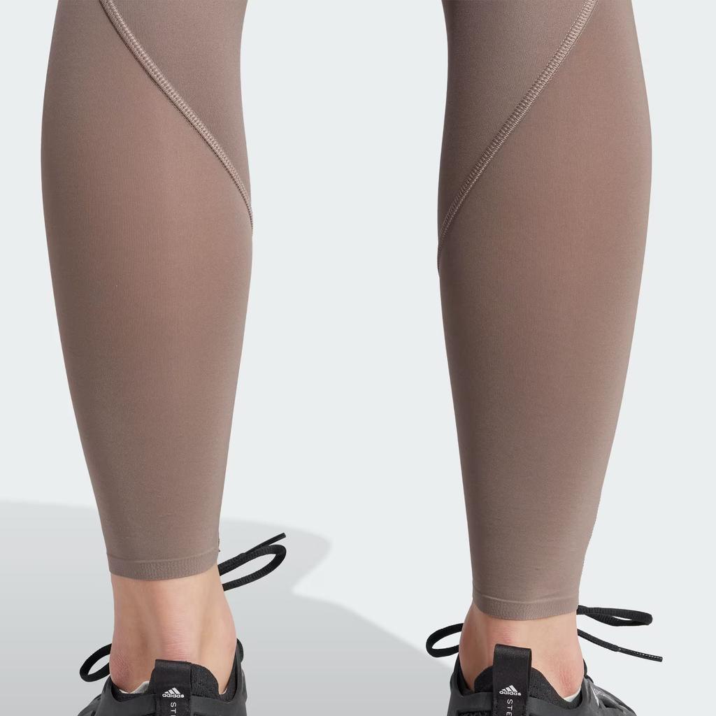 Adidas X Stella McCartney TruePurpose Optime Leggings Women Bottoms Brown Gray IR9644