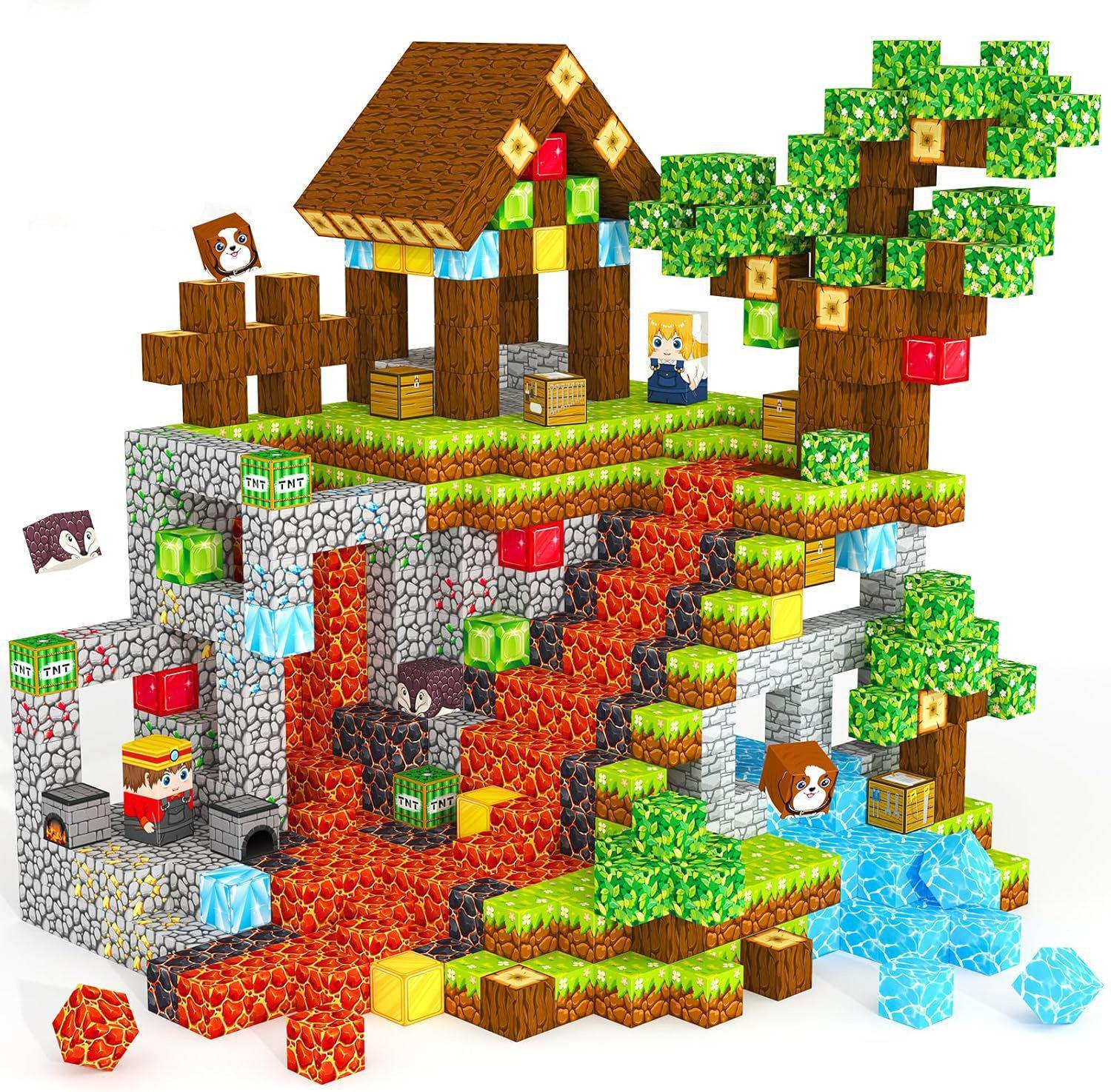 Magnetic Animal House Building Blocks for Kids