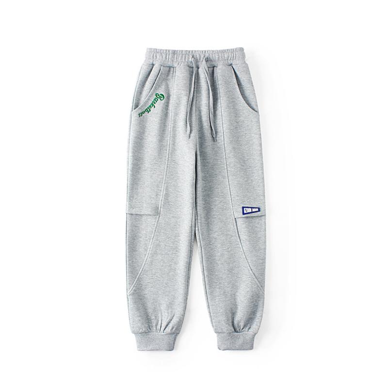 

Брюки для мальчиков, детские брюки, детские спортивные брюки, весна и осень 160cm серый