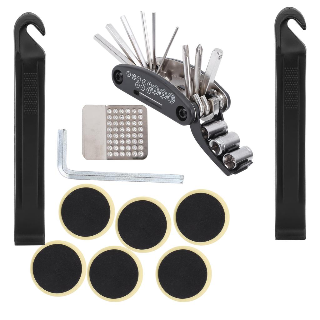 Mountain Bike Combination Tool Kit Cycling Equipment Portable Bicycle Tyre Repair Tools