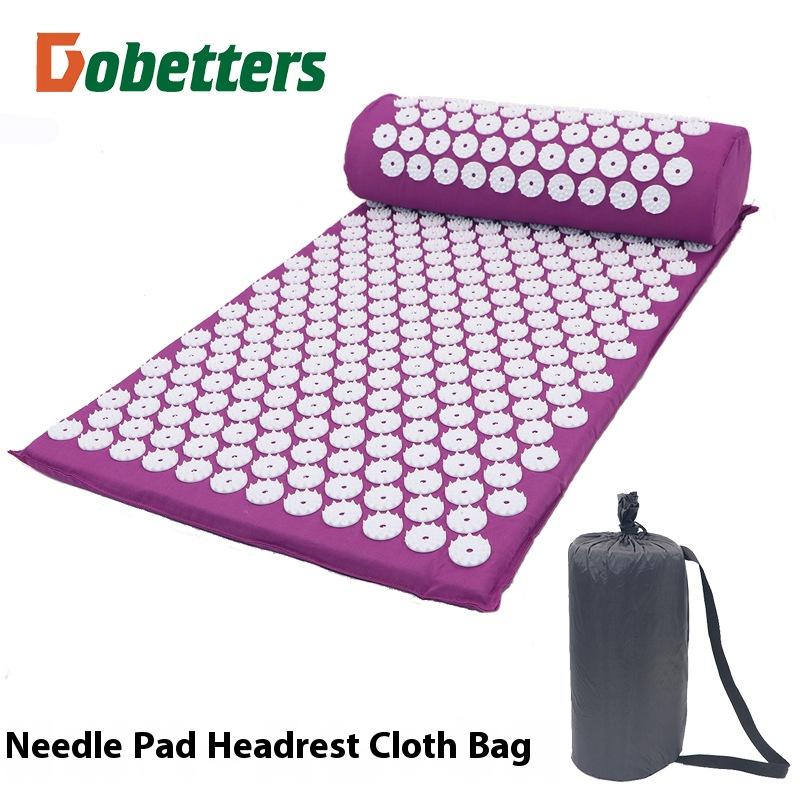 

Акупунктурный коврик Коврик для йоги с акупунктурными точками Фитнес-коврик со стимуляцией иглами Акупрессурная подушка Коврик с шипами