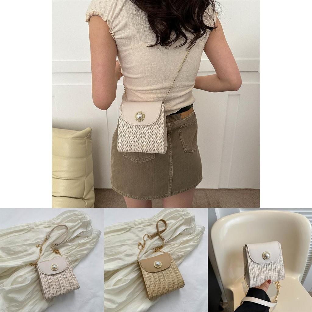 Fashionable Casual Commuting Women's Bag 2023 Trendy Woven Crossbody Shoulder Bag