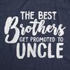 Beste Brüder werden Onkel Familien-Grafik Herren T-Shirts