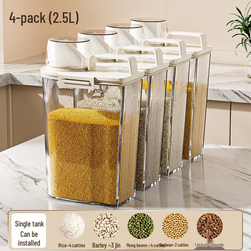 HANDUNYOU Airtight Grain Storage Container Set