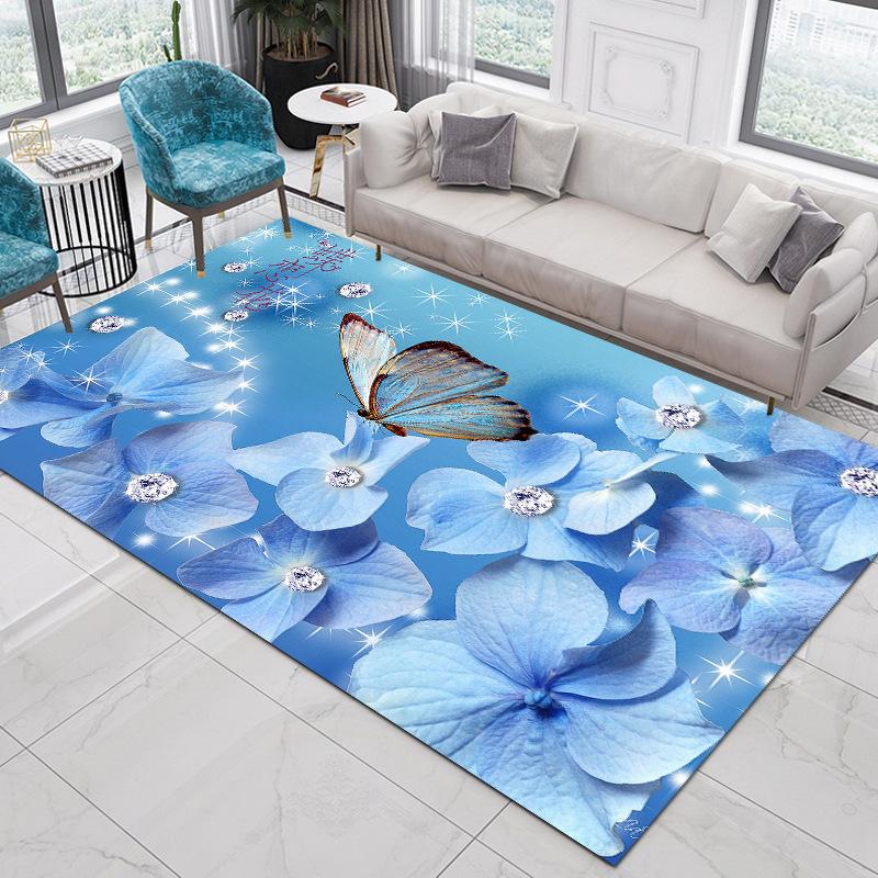 Living Room Carpet Nordic Ethnic Style Home Decoration Coffee Tables Large Area Plush Mat Bedroom Vintage Rug