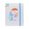 Stationery Moomin Clear 5 Zipper 80th Anniversary S2173026 Sun-Star File, Pockets, Pocket, Band, Design, PLAY,