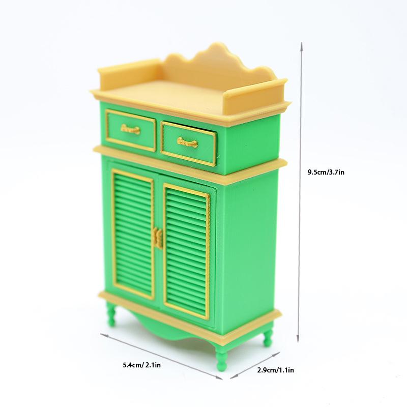 

1/12 Кукольный домик Мини-шкаф Шкафчик Модель Мебель для кукольного домика Украшение Декорация для сцены из жизни кукольного домика Игрушки для ролевых игр A2
