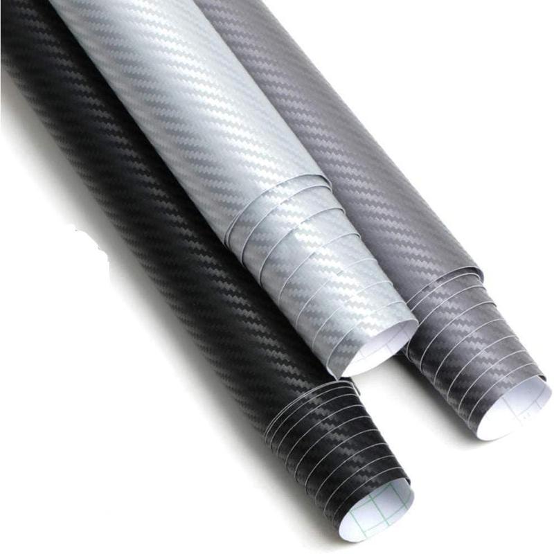 Fit for All Car Makes and Models 3D Car Carbon Fiber Vinyl Wrap Roll