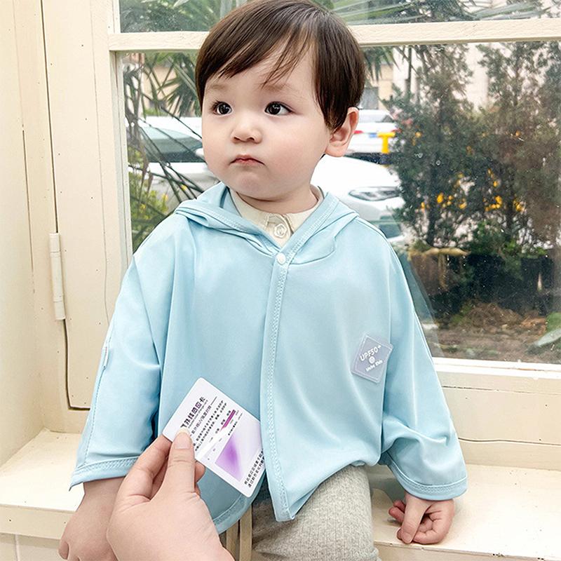  Summer Uv-Protective Ice Silk Stylish Hooded Cape For Boys And Girls Versatile Sun Protection Jacket
