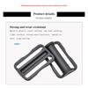 2PCS Tri Glide Slider, Plastic Steel Tri Glide Slide Buckle Strap Sliders Adjusters Diving Double D-ring Weight Belt Keeper Slider Stopper Holder For