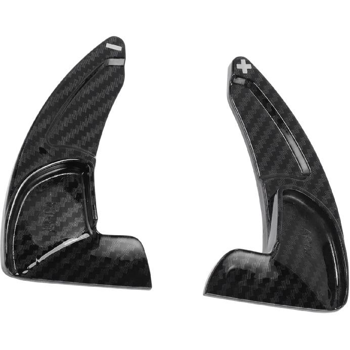 1 Set Red Plastic Steering Wheel Paddles Shift Extensions Interior Accessories for Jeep Grand Cherokee 2014-2020 чёрный