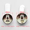 Faucet Single Metal Lever Handle Kit Alloy Chrome Basin Tap Replacement Cover For Pressure Balance Faucet Hardware Accessories