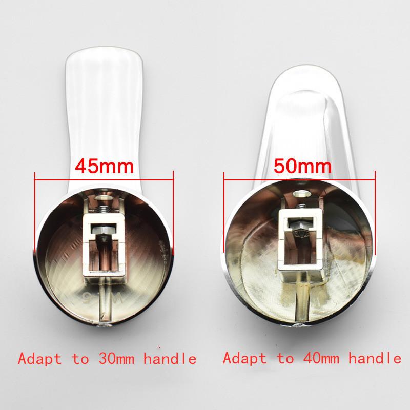 Faucet Single Metal Lever Handle Kit Alloy Chrome Basin Tap Replacement Cover For Pressure Balance Faucet Hardware Accessories