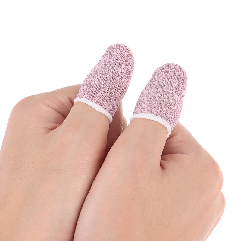 6Pcs Sweat-Proof Mobile Game Thumb Finger Sleeve Touch Screen Sensitive Gloves