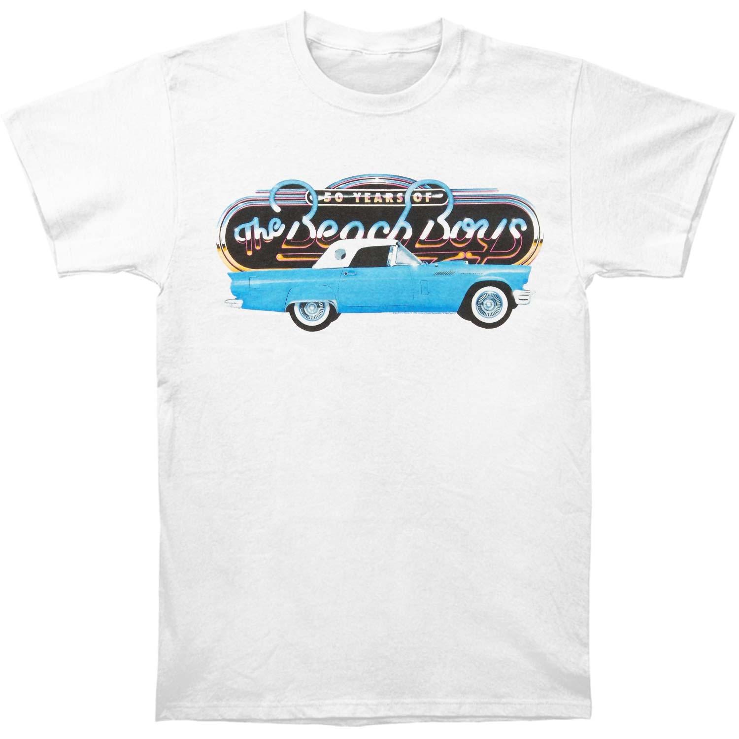 Men s Beach Boys 50 Years Of Fun 2014/2015 Tour T-shirt Small White S