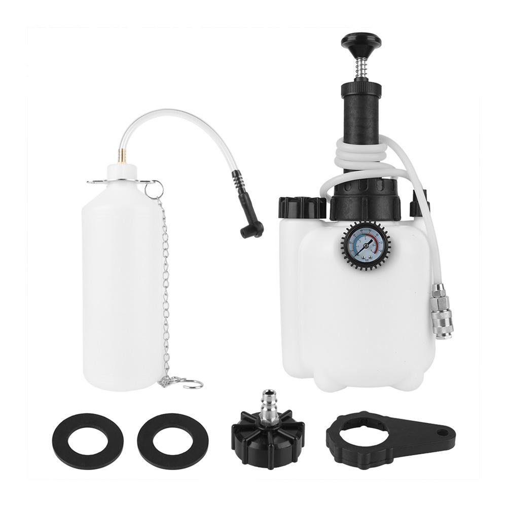 3L Brake Oil Changing Manual Tool With Waste Oil Pot/Adapter/Wrench For Automotive Brake Fluid Replacement And Pressure Pumping
