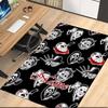 Custom Name Halloween horror Printed Carpet, for Office Chair Living Room Bedroom Kitchen Room Decor Gifts.