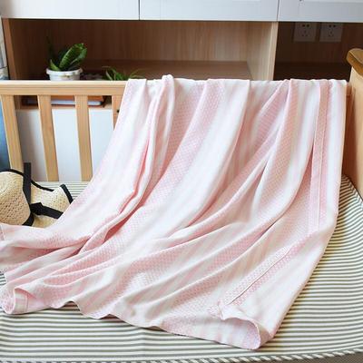 Children's Summer Ice Silk Striped Blanket